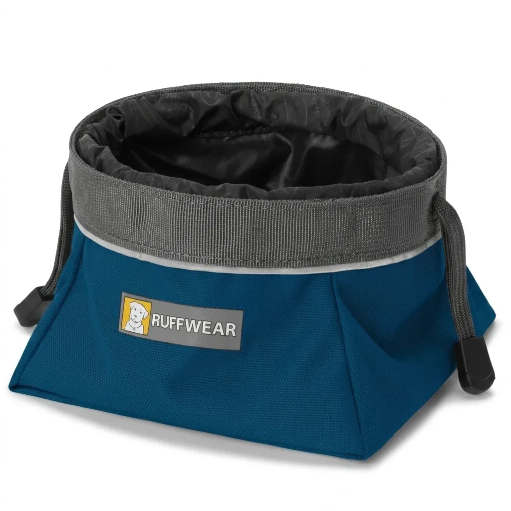 Ruffwear Quencher Cinch Top Hondenbak 2,5L | Opvouwbare Reisbak